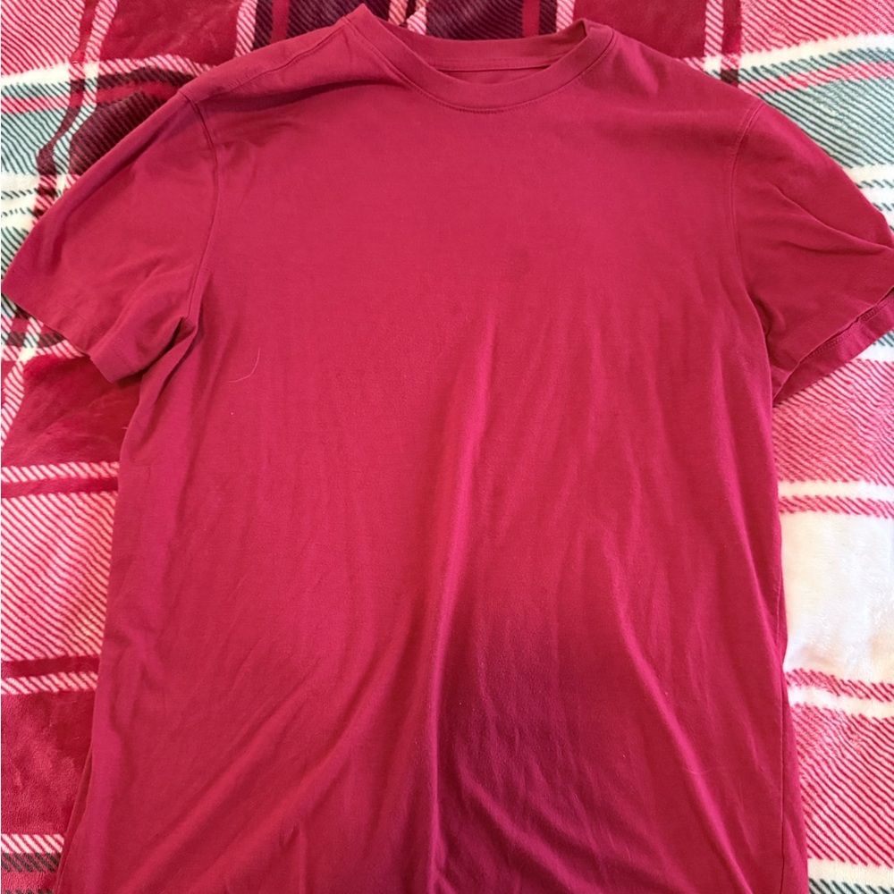 Vibrant Red Men's Short Sleeve Tee